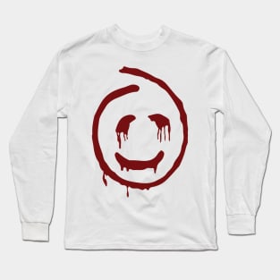 Sinister Smiley, Red John Fictional Serial Killer On The Mentalist TV Crime Drama Long Sleeve T-Shirt